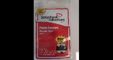 3L Fotohoekjes Zwart 252 Stuks