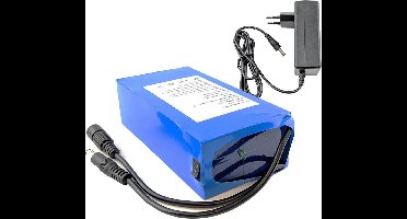 Led strip batterij 24V - Met oplader - Krachtige Lithium-ion batterij - Compact formaat - Plug & Play - Led strip accu