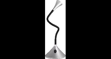 REALITY VIPER - Tafellamp Bureaulamp - Zilver - incl. 1x SMD 3W - Flexibel - Geschikt voor Wandmontage