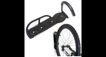 Benson Ruimtebesparende fietshaak - metaal - maximaal 30 kg - inclusief bevestigingsmateriaal