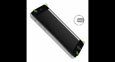CASEual Full Glass V2 iPhone 6/6s, zwart