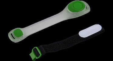 Hofftech Verstelbare LED sportarmband - hardlopen - waterbestendig - groen