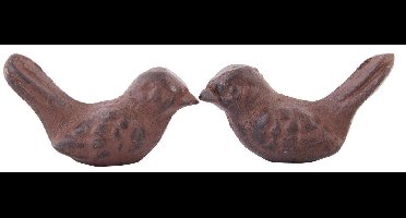 Vriendschap vogels - antiekbruin in blikje