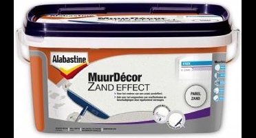 Alabastine muurdecor zand effect parel zand - 5 liter