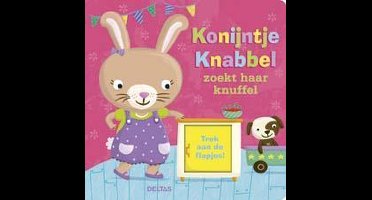 Konijntje Knabbel zoekt haar knuffel