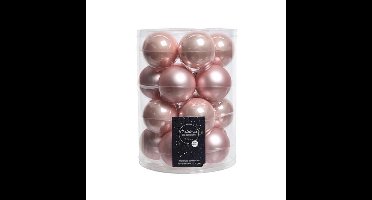 Decoris kerstballen - 20 stuks - 6cm - glas