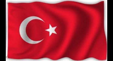 Turkse Vlag 90x150cm | Gevelvlag Turkije 90 x 150 CM