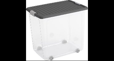 Curver - W box XL transparant/grijs