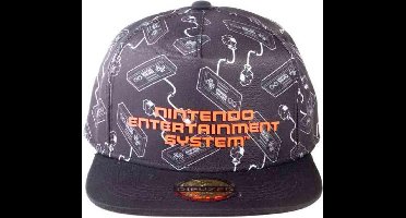 Nintendo Nintendo Snapback pet NES Zwart