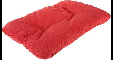 hondenkussen Atlas 54 x 7 cm textiel rood