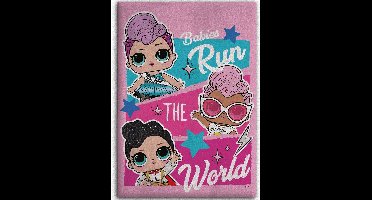 LOL Surprise - Deken - Plaid - Fleece - L.O.L. Surprise! - 100 x 140 cm. - Roze