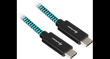 Sharkoon USB 3.1 kabel, USB-C > USB C kabel