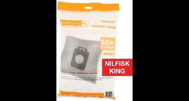 EconomyXL 10x Nilfisk King Stofzakken Als Origineel