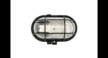 Groenovatie Bulleye Plafond-/ Wandarmatuur E27 Fitting - Waterdicht IP44 - 170x125x110 mm - Zwart