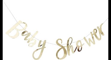 Ginger Ray - Baby shower slinger - goud - 1,50 meter