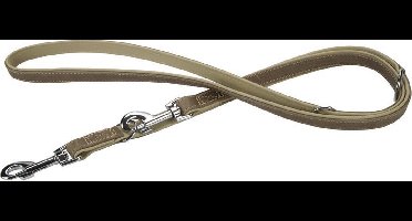 Beeztees leren dressuurlijn Comfort. Grijs. 200 cm x 22 mm.