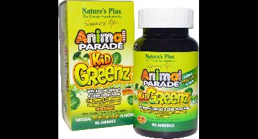 Kid Greenz, Natural Tropical Fruit Flavor (90 Animals) - Nature's Plus