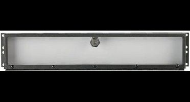 DAP Audio Beschermpaneel met slot 19 inch 2HE
