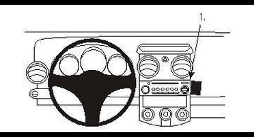 Brodit ProClip Mitsubishi Colt Bj. 05-08