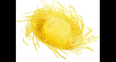 Vegaoo - Gele Hawaii hoed voor volwassenen