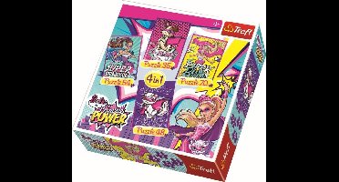 4 in 1 -  Barbie - Princess Power Puzzel
