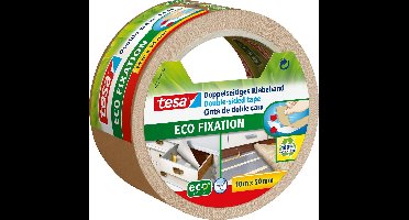 1x Tesa dubbelzijdig tapijttape wit op rol 10 meter - Klusmateriaal - Huishoudartikelen - Tapijttape - Dubbelzijdig tape