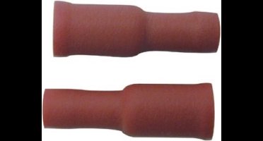 Skandia Stekerhulzen Rond - Rood - 50 Stuks