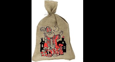 Jute Sinterklaaszak - 5 stuks - 80x50 cm