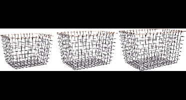 pt, Mandenset Accents - Rechthoek - 35cm & 32cm & 29cm