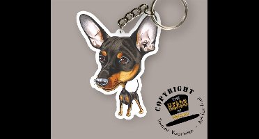 Sleutelhanger Hond Miniature Pinscher
