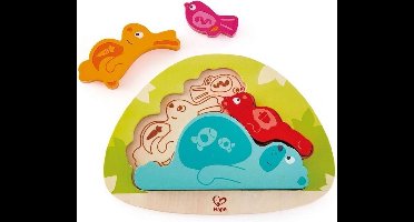 Hape Vormenpuzzel Slapende Dieren Junior Hout 4 Stukjes