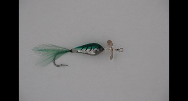 Proprab spinner 18gr Groen - Vissen - Streetfishing kunstaas