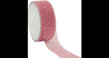 Honeycomblint Roze 38 mm / 20 mtr.
