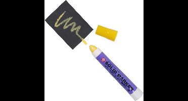 Sakura Solid Marker Slim - Geel - Geschikt op hout, doek, canvas, plastic, staal, rubber, karton, glas, beton en meer