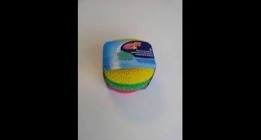 Multy nylon Pannenspons 3 stuks