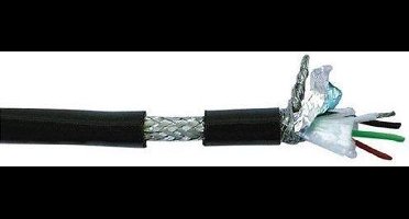DAP Audio Dig-Quad, Mic/Line/DMX kabel, 4 polig, Zwart, 100 meter op rol