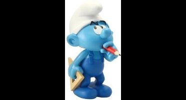 Knutselmurf Verzamelfiguur kunsthars - de smurfen - Plastoy - 12 cm