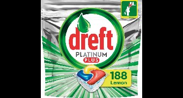Dreft vaatwasmiddel Platinum Plus Citroen 47 stuks x 4
