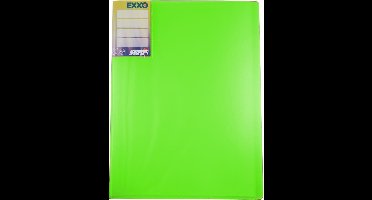 EXXO-HFP #13236 - COMPACT A4 Show Album 20 Tassen - Limoen - 2 Stuks