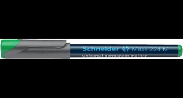 universele marker Schneider Maxx 224 M permanent groen doos met 10 stuks