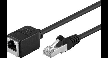 FTP netwerk verlengkabel zwart - CAT5e - 10 meter