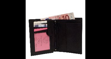 Castillo leren hoge billfold 6 pasjes zwart BK7677