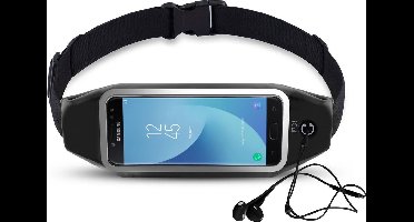 Sportband Heupband Hardloopband Running Belt iCall - Hardloopband Sportband Riem met Smartphone Houder - Hardloopriem Gordel Heuptas voor Fitness en Hardlopen
