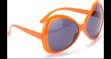 Vegaoo - Oranje discobril voor volwassenen