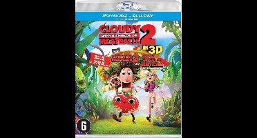 Het Regent Gehaktballen 2 (Cloudy With A Chance Of Meatballs 2) (3D Blu-ray)