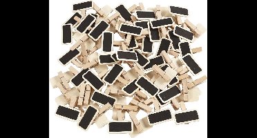 Schoolbord met wasknijpers, afm 4x2 cm, 100 stuks