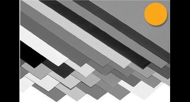 Folia Papier - Hobbypapier - Fotokarton - 50x70cm - 300g - Donkergeel - 10 stuks