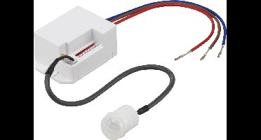 Renkforce 1362990 PIR-bewegingsmelder Inbouw (in muur of meubel), Plafond 360 ° Relais Wit IP20