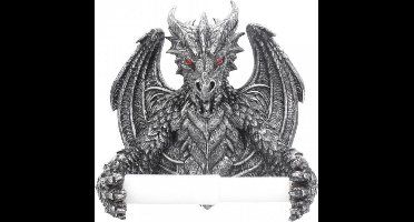 Obsidian draken toiletrolhouder Grijs - Nemesis Now