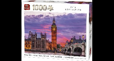 King Puzzel 1000 Stukjes (68 x 49 cm) - Big Ben Londen - Legpuzzel Steden